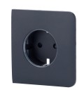 Side cover for smart plug type F Ajax AJ-SIDECOVER-SMART-GRA