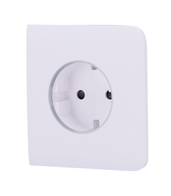 Cache latéral pour prise intelligente type F Ajax AJ-SIDECOVER-SMART-W