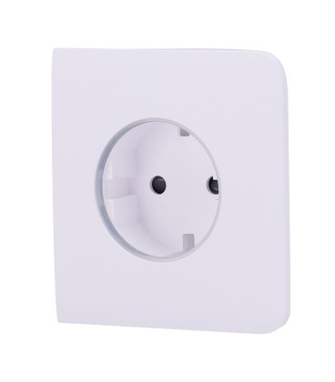 Tampa lateral para plugue inteligente tipo F Ajax AJ-SIDECOVER-SMART-W