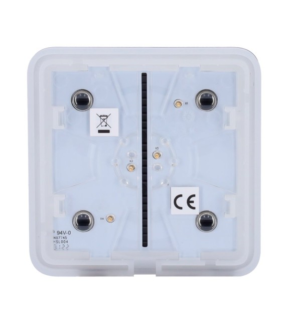 Painel de toque para um interruptor de luz Ajax AJ-SOLOBUTTON-1G2W-GRA