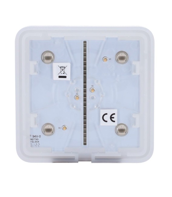 Panel táctil para un interruptor de luz Ajax AJ-SOLOBUTTON-1G2W-OLI