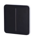 Ajax Double Light Switch Touch Panel AJ-SOLOBUTTON-2G-B