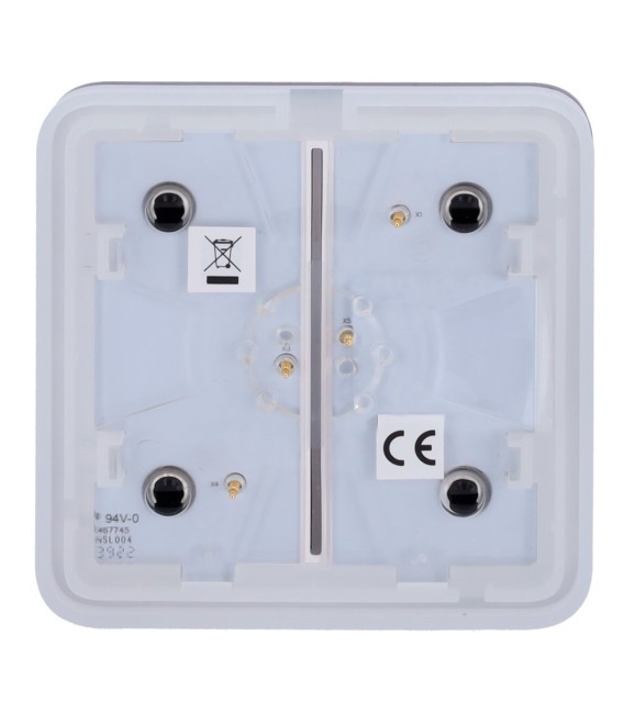 Ajax Double Light Switch Touch Panel AJ-SOLOBUTTON-2G-B