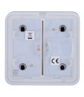 Painel de toque com interruptor de luz duplo Ajax AJ-SOLOBUTTON-2G-B
