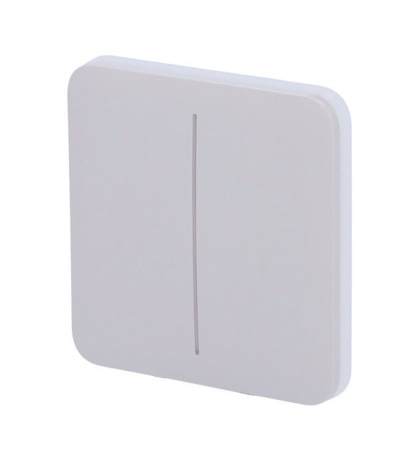 Panel táctil para interruptor de luz doble Ajax AJ-SOLOBUTTON-2G-FOG