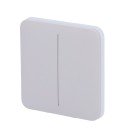 Panel táctil para interruptor de luz doble Ajax AJ-SOLOBUTTON-2G-FOG
