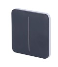 Ajax Double Light Switch Touch Panel AJ-SOLOBUTTON-2G-GRA