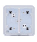 Ajax Double Light Switch Touch Panel AJ-SOLOBUTTON-2G-GRA
