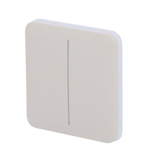 Panel táctil para interruptor de luz doble Ajax AJ-SOLOBUTTON-2G-OYS