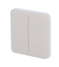 Ajax Double interrupteur d'éclairage panneau tactile AJ-SOLOBUTTON-2G-OYS