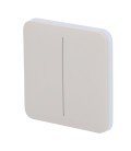 Painel de toque com interruptor de luz duplo Ajax AJ-SOLOBUTTON-2G-OYS