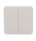 Panel táctil para interruptor de luz doble Ajax AJ-SOLOBUTTON-2G-OYS