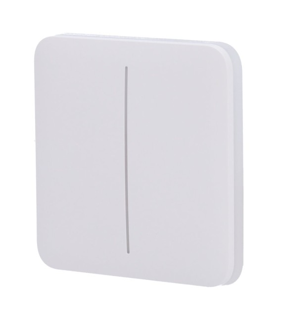 Ajax Double interrupteur d'éclairage panneau tactile AJ-SOLOBUTTON-2G-W