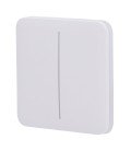 Painel de toque com interruptor de luz duplo Ajax AJ-SOLOBUTTON-2G-W