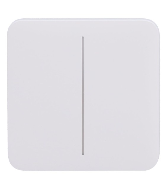 Painel de toque com interruptor de luz duplo Ajax AJ-SOLOBUTTON-2G-W