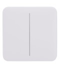 Ajax Double Light Switch Touch Panel AJ-SOLOBUTTON-2G-W