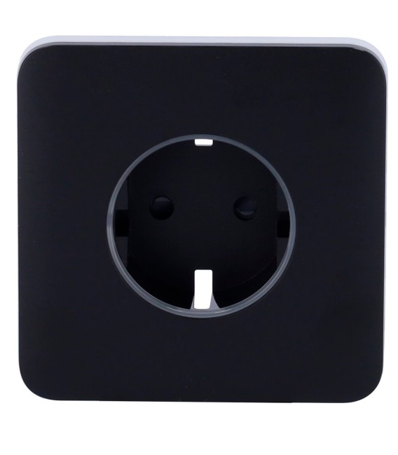 Capot avant pour prise intelligente type F Ajax AJ-SOLOCOVER-SMART-B