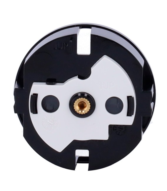 Capot avant pour prise intelligente type F Ajax AJ-SOLOCOVER-SMART-B