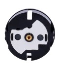 Capot avant pour prise intelligente type F Ajax AJ-SOLOCOVER-SMART-B