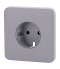 Front cover for smart plug type F Ajax AJ-SOLOCOVER-SMART-GRE