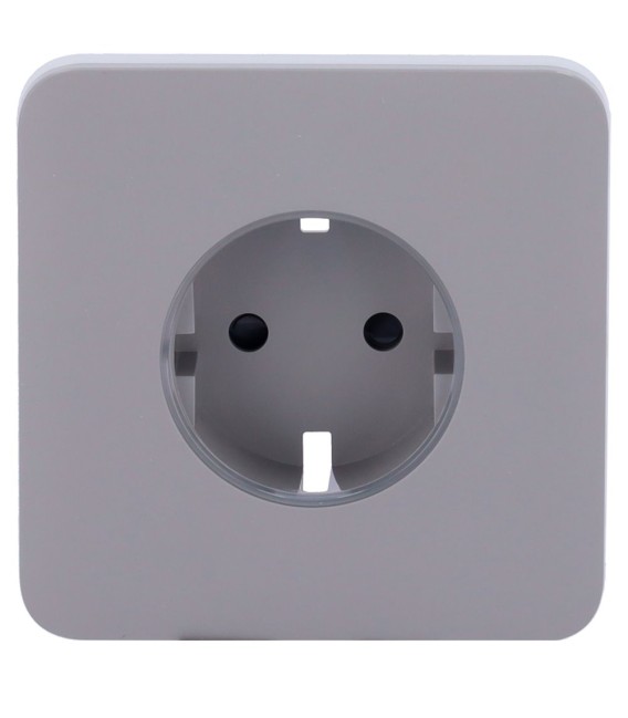 Front cover for smart plug type F Ajax AJ-SOLOCOVER-SMART-GRE