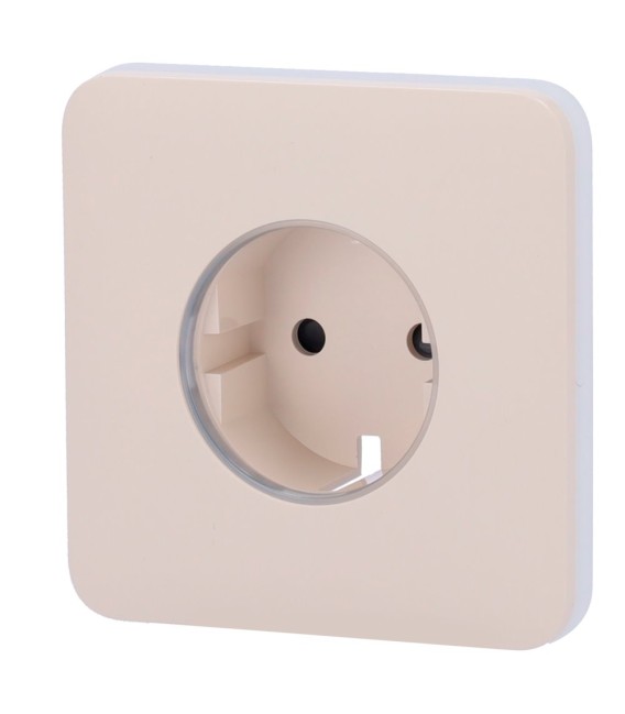 Tapa frontal para enchufe inteligente tipo F Ajax AJ-SOLOCOVER-SMART-IVO