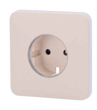 Tapa frontal para enchufe inteligente tipo F Ajax AJ-SOLOCOVER-SMART-IVO