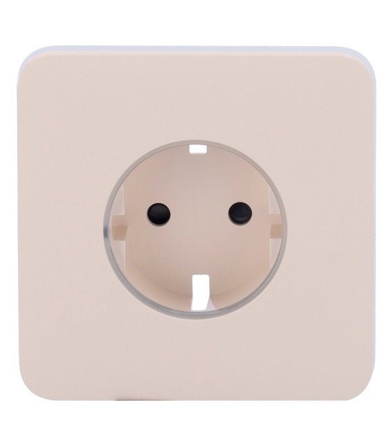 Tampa frontal para plugue inteligente tipo F Ajax AJ-SOLOCOVER-SMART-IVO