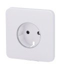 Front cover for smart plug type F Ajax AJ-SOLOCOVER-SMART-W