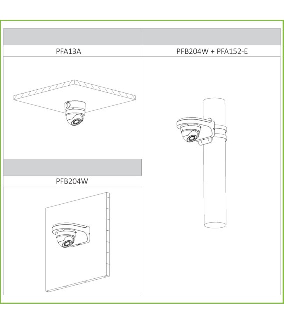 Domo HDCVI 4EN1 2M 1080P DN ICR IR30m 0Lux 2.8mm IP67 Color Negro