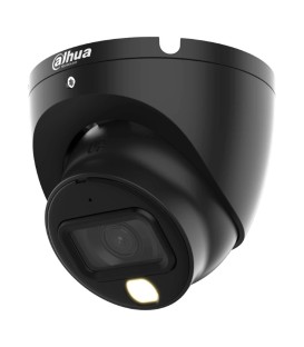 Dahua HAC-HDW1200TLM-IL-A-0280B-S6-B - HDCVI 4IN1 2M 1080P Dome Camera LED40m/IR40m 2.8mm IP67 MIC Black.
