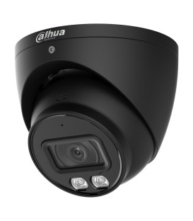 Dahua HAC-HDW1200T-IL-A-0280B-S6-B - Cámara Domo HDCVI 4EN1 2M 1080P LED40m/IR40m 2.8mm IP67 MIC Negro