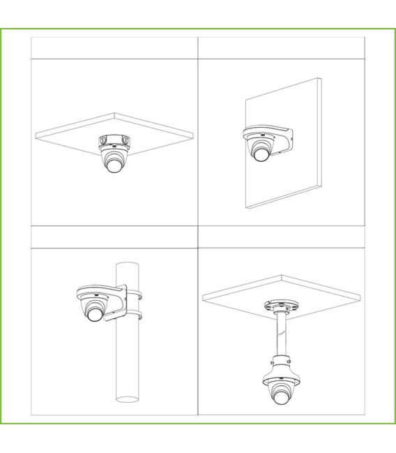Domo HDCVI 4EN1 5M DN ICR IR25m 2.8mm IP50 Quick-to-install