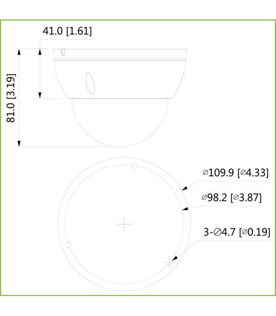 Domo HDCVI 5M DN ICR DWDR IR30m 0Lux 2.8mm IP67 IK10