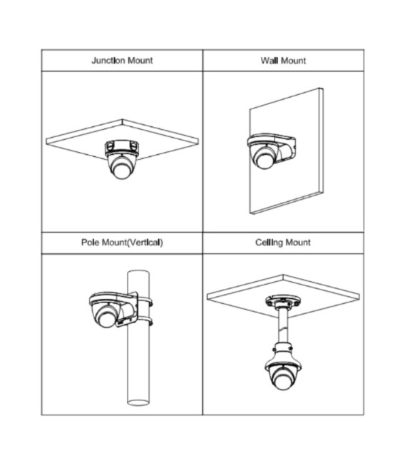 Domo HDCVI 4EN1 5M FULL COLOR WDR Starlight LED40m 2.8mm IP67