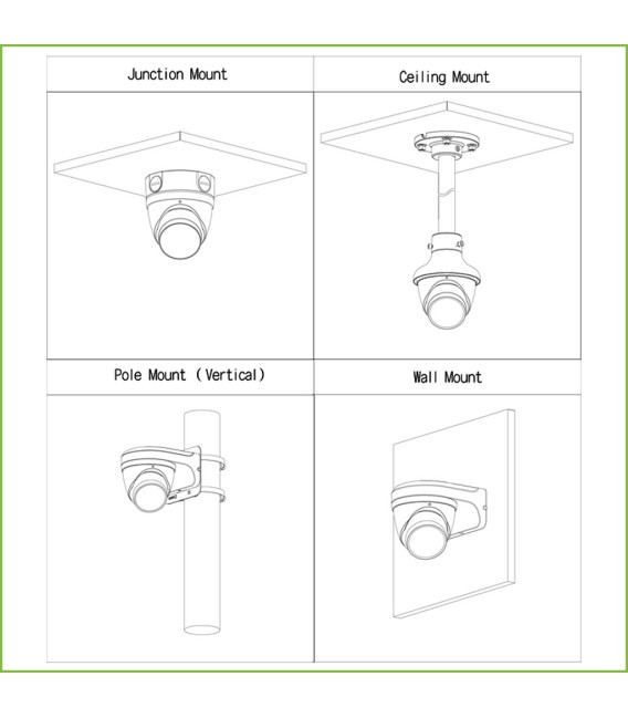 Domo HDCVI 4EN1 5M FULL COLOR WDR Starlight LED40m 2.7-13.5mm VFM IP67 AUDIO MIC