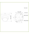 Domo HDCVI 5M dWDR LED30m 2.8mm IP67 PIR Disuasión activa Quick-to-install