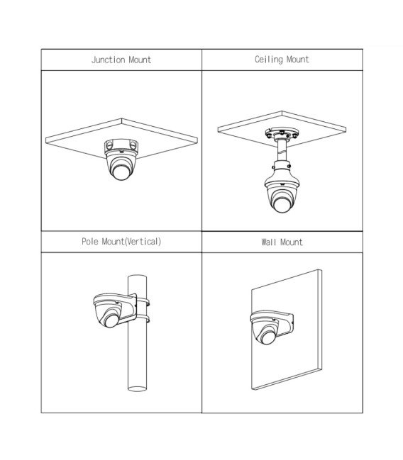 Domo HDCVI 4EN1 5M WDR Starlight IR40m 2.8mm IP67 MIC Quick-to-install