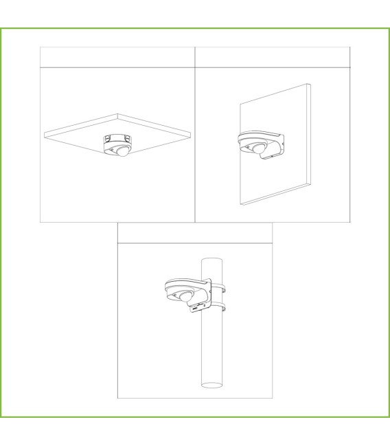 Domo HDCVI 4EN1 5M DN ICR WDR Starlight IR30m 2.8mm IP67 IK10 MIC