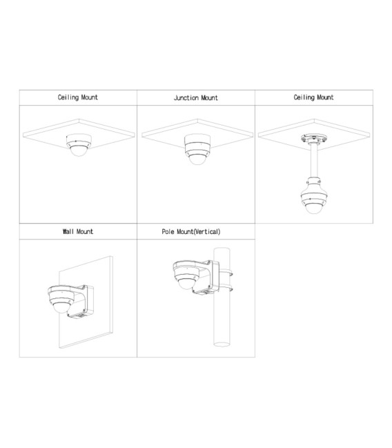 Domo HDCVI 4EN1 4K DN ICR WDR IR60m 2.7-13.5VFM IP67 IK10 MIC