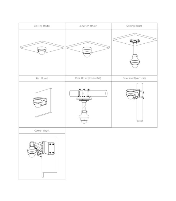 Domo HDCVI 4EN1 4K DN ICR WDR IR40m 2.8mm IP67 IK10