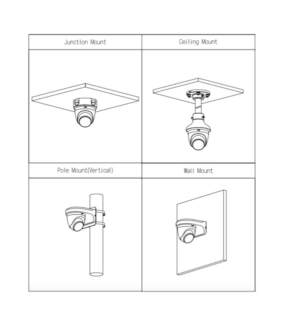 Domo HDCVI 4EN1 4K dWDR IR60m 2.8mm IP67 Disuasión activa Quick-to-install