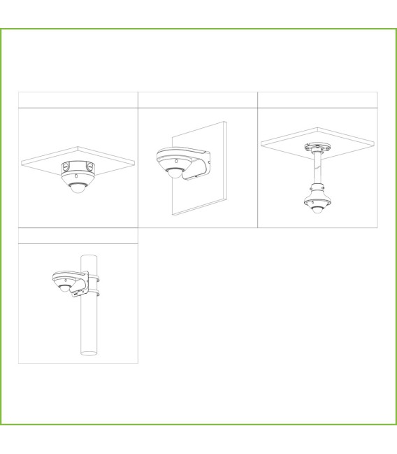 FishEye H265 5M DN WDR 1.4mm IK10 IP67 Audio SD PoE MIC E/S AI
