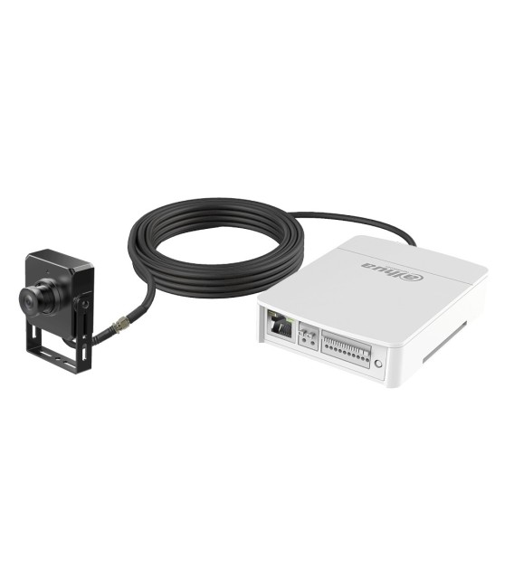 Minicámara IP H265 Pinhole 4M DN WDR 2.8mm IVS AUDIO E/S + Unidad principal AI