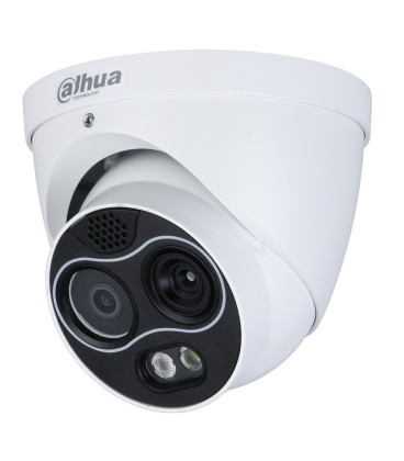 Domo Térmico IP DUAL 256*192 3.5mm + 4M 4mm IP67 12V PoE