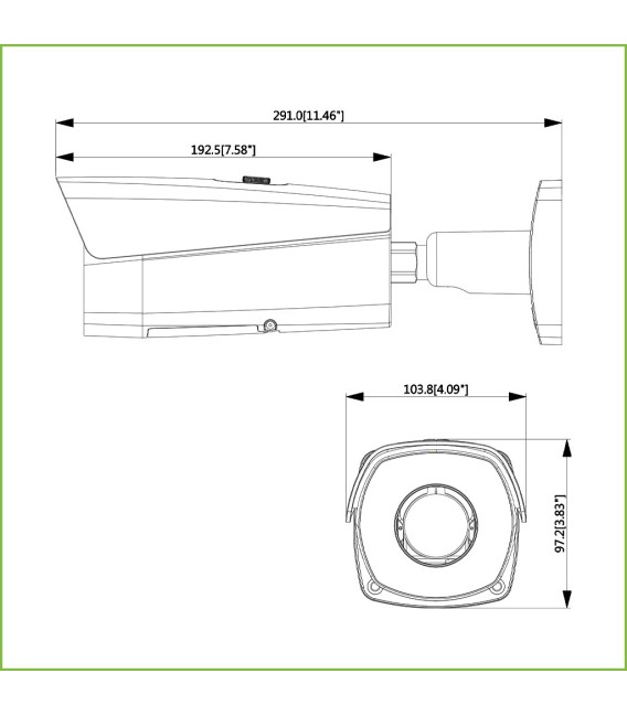 Cámara Térmica IP 400*300 35mm IP67 12V PoE AUDIO E/S