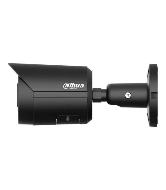 Tubular IP H265 2M DN dWDR Starlight IVS 3DNR IR30m 3.6mm IP67 PoE Color Negro