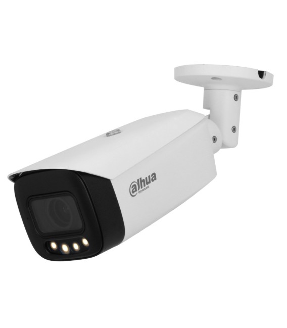 Tubular IP H265 4M FULL COLOR 2.0 WDR140dB Starlight LED70m 2.7-12VFM IP67 ePoE SD AUDIO MIC E/S AI