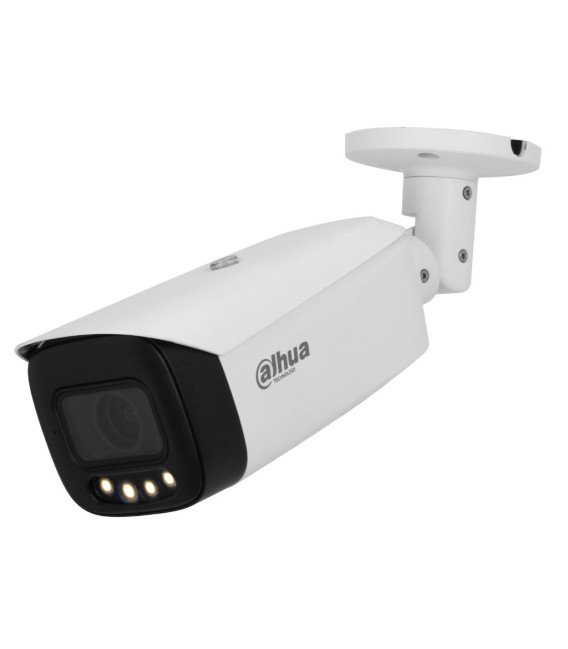 Tubular IP H265 4M FULL COLOR 2.0 WDR140dB Starlight LED70m 2.7-12VFM IP67 ePoE SD AUDIO MIC E/S AI