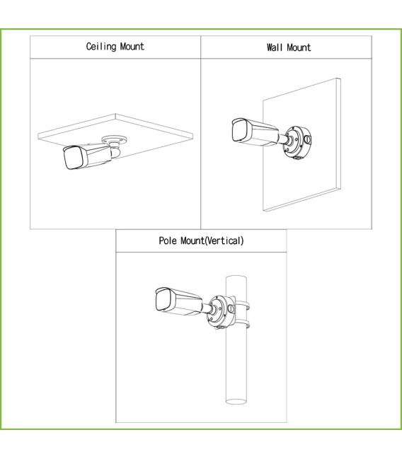Tubular IP H265 4M FULL COLOR 2.0 WDR140dB Starlight LED70m 2.7-12VFM IP67 ePoE SD AUDIO MIC E/S AI